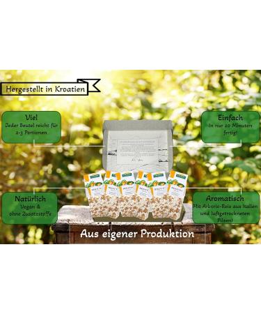 Dr. Ana Collection Italian Risotto Chanterelles (6-Pack) | Vegan No Additives Ready Mix with 100% Arborio Rice | Italian Specialty (6 x 200g) - Buy Online on SooperMarket.com