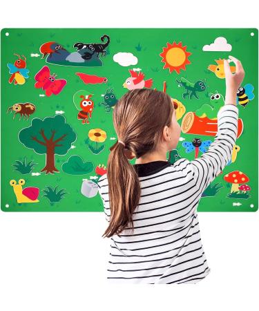 Ospalem 3.3ft Farm Animals Filz Story Board Set - Interactive Early Learning Play Set for Toddlers & Children - Buy Online on SooperMarket.com