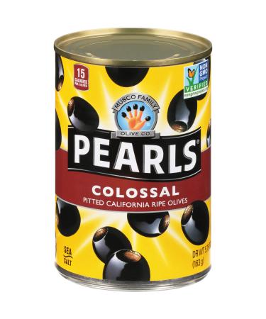 PEARLS Colossal Pitted Olives, 12 Cans 26.4 Ounce , 69 Fl Ounce