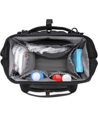 Osann Diaper Backpack - Large Capacity Black Oxford | Ultimate Storage + Phone Port - Buy Online on SooperMarket.com