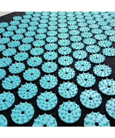 Almencla Neck - Acupressure Mat and Pillow Set - Relieves Stress Back Neck Blue - Buy Online on SooperMarket.com