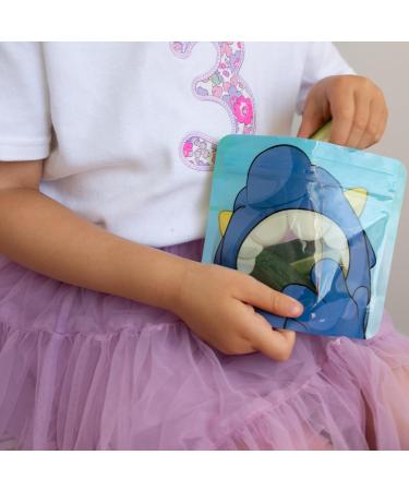 Nom Nom Kids 10 Reusable Snack Bags - Monster Design, BPA-Free, No Leak, Air-Tight, Ideal for Baby Led Weaning, Eco-Friendly - Buy Online on SooperMarket.com