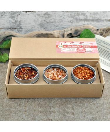 Buy Direct & Friendly Sharp Dreier Bio Gift Set for Men Extra Sharp Chilli Chilli Salt & Spice Mix - Buy Online on SooperMarket.com
