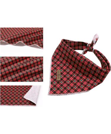Shop Lionet Paws Christmas Bandana for Dogs - Triangular Headscarf in Black & Red Perfect for Small to Large Breeds - International Shipping Available! - Buy Online on SooperMarket.com