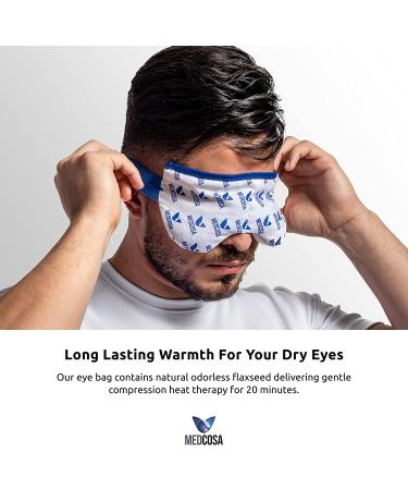 Medcosa Moist Heat Eye Bag - Soothing Heated Eye Mask for Dry Eyes & Migraines - Buy Online on SooperMarket.com
