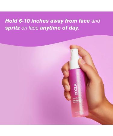 COOLA Organic Rewakening Rosewater Mist Face Spray - Vegan Gluten Free Skin Barrier Protection with Ginseng & Green Tea - 1.7 Fl Oz - Buy Online on SooperMarket.com