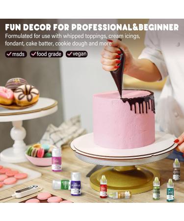 Buy 22 Colors Food Gel for Baking & Crafts | Sugar-Free Vibrant Concentrated Food Coloring - Ideal for Cakes Cookies Macarons & More - 6ml Each - Buy Online on SooperMarket.com