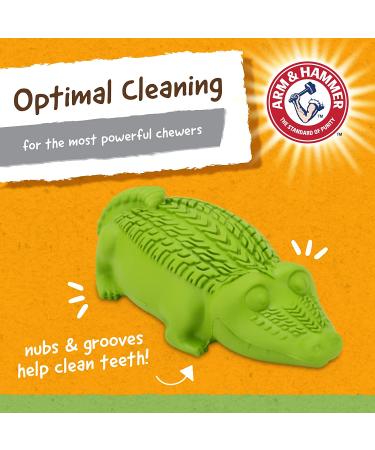 Arm & Hammer Treadz Gator Dental Toy for Strong Chewers - Large Size - Buy Online on SooperMarket.com