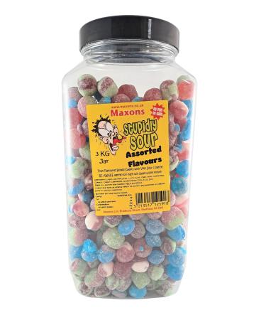 Maxons Ltd Assorted Stupidly Sour Balls 3Kg