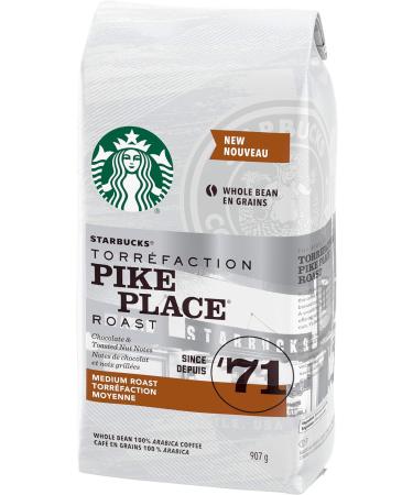 Starbucks Pike Place Whole Bean Medium Roast Coffee 907 gram & Espresso Roast Whole Bean Coffee 907 gram - Buy Online on SooperMarket.com