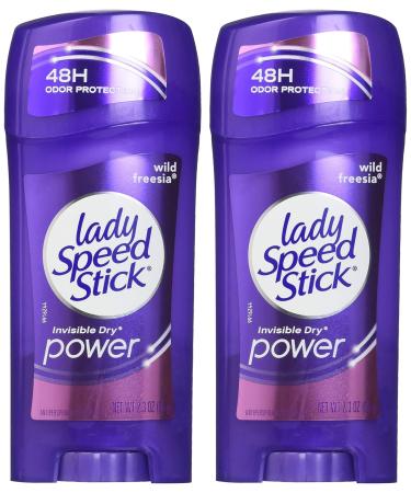 Lady Speed Stick Invisible Dry Antiperspirant & Deodorant Wild Freesia - 2.3 oz - 2 pk by Lady Speed Stick 2.3 Ounce (Pack of 2) Wild Freesia 2.3 Ounce (Pack of 2) - Buy Online on SooperMarket.com
