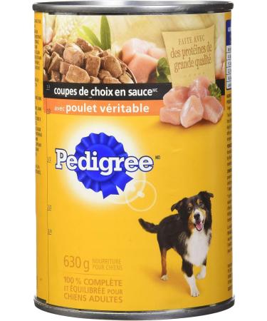 PEDIGREE Choice Cuts in Sauce Adult Wet Dog Food Canned with Real Chicken 630g (12 Pack) Dog Food Chicken 630 g (Pack of 12) - Buy Online on SooperMarket.com