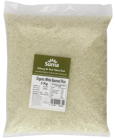 Suma Organic White Basmati Rice 3 kg