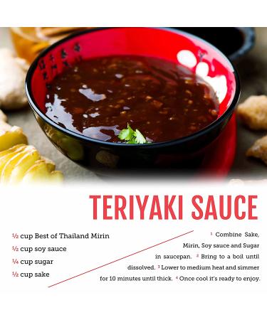 Thailand Mirin: Authentic Sweet Japanese Rice Wine for Cooking & Seasoning | 16.9 Fl Oz (Pack of 2) - Buy Online on SooperMarket.com