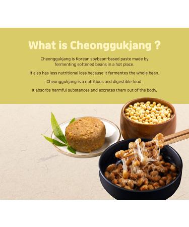 6oz Korean Cheonggukjang Powder - Nattokinase Source | Vegan Natto Powder with Vitamin K2 | Less Smell | Fermented Soybean Powder - Buy Online on SooperMarket.com