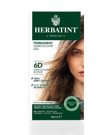 Herbatint Permanent Dye Care Of 8 Plant Extracts 150ml - 6D Dark Golden Blonde