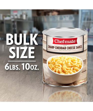 Chef-mate Sharp Cheddar Cheese Sauce & Queso 6 lb 10 oz (#10 Can Bulk) - Perfect for Superbowl Party Supplies - Buy Online on SooperMarket.com
