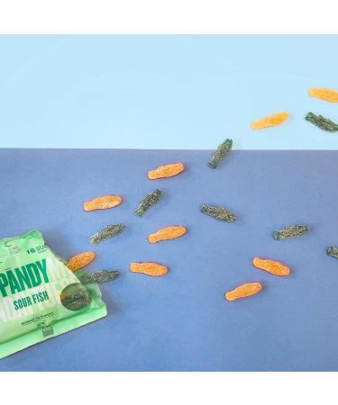 PANDY Candy SOUR FISH - Lemon & Blueberry Gummy Candies Bag Only 1g Sugar & 80 Calories 1x50g (Pack of 2) - Buy Online on SooperMarket.com