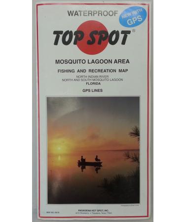 Topspot N219 Map- Mosquito LagoonN Indian River N&S Mosquito Lagoon
