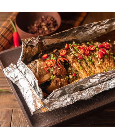 Lineslife Heavy Duty Non-Stick Aluminum Foil Wrap 12x65' - Pack of 4 | Thicker, 65 Sq Ft Aluminum Roll - Buy Online on SooperMarket.com