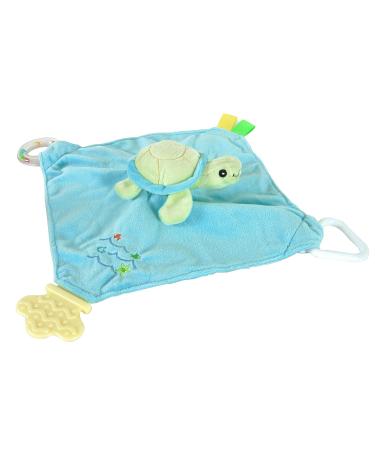 Stephan Baby Go Fish Plush Chewbie Activity Toy & Teething Blankie - Green Sea Turtle - Buy Online on SooperMarket.com