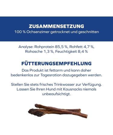 Buy Schwenner Ochsenziemer Dog Chews - 12cm Long-Lasting Chewing Treats - 5 pcs - 150g Pack - Premium Pet Food for Dogs - International Shipping Available - Buy Online on SooperMarket.com
