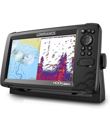 Lowrance Hook Reveal 9 Fish Finder with 9 Screen, Transducer, and C-MAP - Includes 4000 US Lake Maps - Buy Online on SooperMarket.com