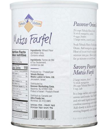 Yehuda Matzo Farfel - 9 Ounce | Premium Kosher Matzo Crumbs for Baking & Recipes - Buy Online on SooperMarket.com