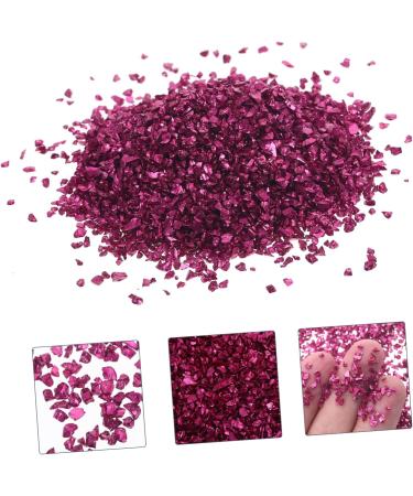 FRCOLOR 1 Glass Chip Nail Crystal Charms Colored Glass Colorful Vase Bulk Epoxy Resin Glass Nail Flakes Glitter Manicure Charms Crushed Vases in Bulk Vintage Vases Irregular Nail Stickers 0.5X0.3cm Rosy - Buy Online on SooperMarket.com