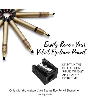 Artisan L'uxe Velvet Jumbo Eyeliner Pencil - Smokey Eyes in 3 Min - Water-proof & Smudge-proof - Long-lasting Formula - Midnight Black, (Shade) - Buy Online on SooperMarket.com