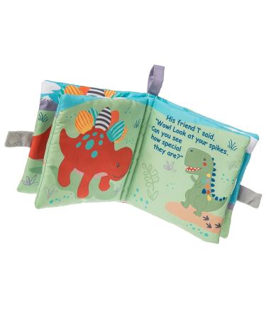 Mary Meyer Pebblesaurus Soft Cloth Book - 6 x 6-Inches | Crinkle Paper and Squeaker Included - Buy Online on SooperMarket.com