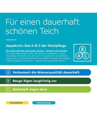 OASE 43140 Aquaactiv Pondclear 500 ml - Immediate Pond Care for Floating Algae | Effective Against Non-Filterable Contaminants | Koi & Swimming Ponds - Buy Online on SooperMarket.com