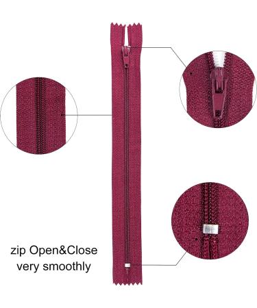 100-Piece 12-inch Nylon Coil Zippers Set - Colorful Sewing Supplies for Tailors and Crafts (20 Assorted Colors) - Buy Online on SooperMarket.com