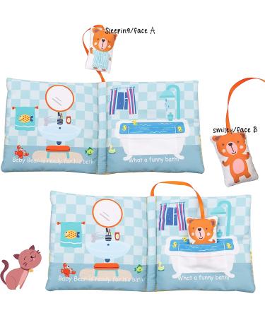 Goodnight Teddy Soft Baby Book - Interactive Developmental Cloth Toy for Boys and Girls | Machine Washable Soft Fabric | Perfect Gift Box for Infants and Toddlers - Buy Online on SooperMarket.com