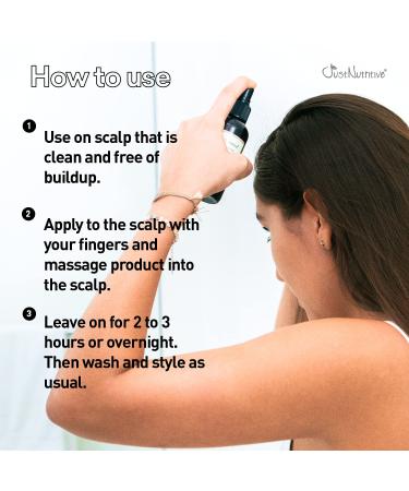 Natural Hair Regrowth Oil for Men and Women - Just Nutritive 4 Oz - Buy Online on SooperMarket.com