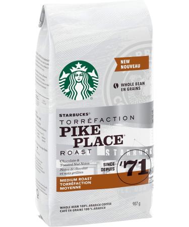 Starbucks Pike Place Whole Bean Medium Roast Coffee 907 gram & Espresso Roast Whole Bean Coffee 907 gram - Buy Online on SooperMarket.com