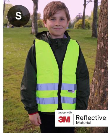 Salzmann 3M Reflective Warning Vest for Children - Zippered 4 Colors Size 3XS - Safe and Stylish - Buy Online on SooperMarket.com