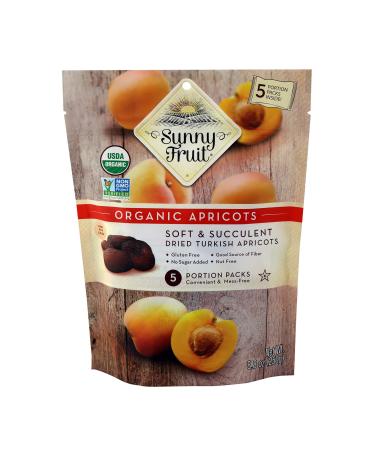 Sunny Fruit Organic Pitted Dates 5 Portion Packs 1.76 oz (50 g) Each