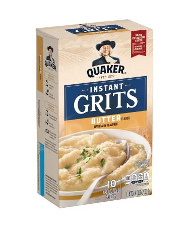 Quaker Instant Grits, Butter, 0.98oz Packets, (10 Pack)