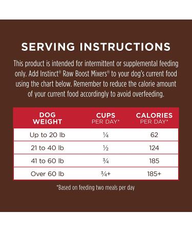 Instinct Raw Boost Mixers Freeze Dried Dog Food Topper - Grain Free Beef 14oz - Buy Online on SooperMarket.com