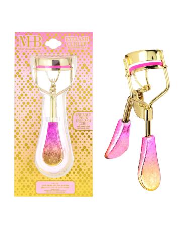 Expresisons Eyelash Curler - 1pc Ombre Metallic Pink Gold Precision Lash Curler Comfort Grip Lash Curler | Pro Beauty Tools for Effortless Eyelash Curling