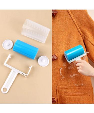 6-Pack Reusable Washable Lint Rollers - Portable Sticky Roller for Furniture Carpets & Clothing - Eco-Friendly & Foldable with Cover - Buy Online on SooperMarket.com
