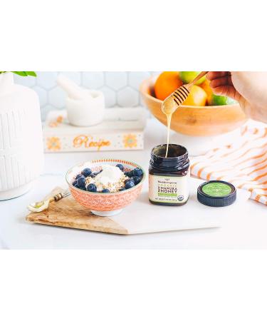 Buy Wedderspoon Organic Raw Manuka Honey KFactor 16 - 8.8 oz (250g) | Premium Health Benefits - Buy Online on SooperMarket.com