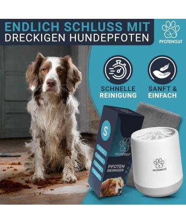 Pfotengut Dog Paw Cleaner - Gentle & Effective for Small & Large Dogs | Includes Suction-Strong Microfiber Towel - Buy Online on SooperMarket.com