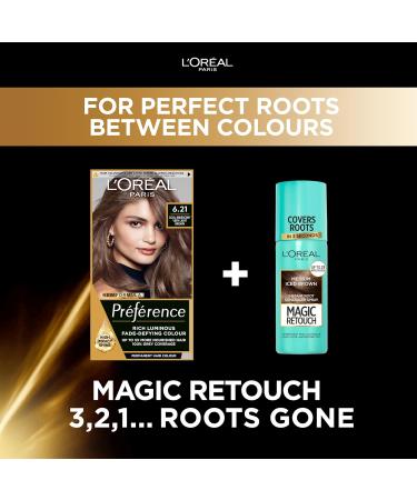 L'Oreal Paris Preference Hair Dye Long Lasting Luminous Permanent Hair Colour 6.21 Zurich (Packaging may vary) ZURICH 6.21 - Buy Online on SooperMarket.com