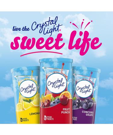 Crystal Light Fruit Punch 72 Packets - Sugar-Free & Low Calorie Drink Mix - Buy Online on SooperMarket.com