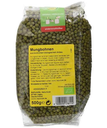 Buy Rapunzel Mung Beans 500g - Organic High-Quality Legumes for Healthy Meals | International Shipping - Buy Online on SooperMarket.com
