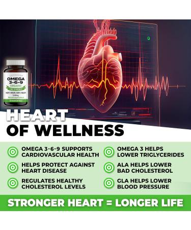 Vegan Omega 3 Supplement (Capsules/Softgels) - with Hemp Oil - 70 Easy To Swallow Softgels / 70 000 MG of Omega 3-6-9 / High Potency Natural Omega 3 Supplements Gummies - Rich in GLA - Made in Canada - Buy Online on SooperMarket.com