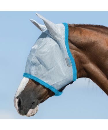 Horseware Amigo Flymask Fly Mask Baby Blue Thoroughbred