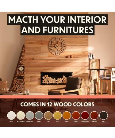 50PC Furniture Repair Kit - Brushes Markers Resin Wood Filler & More | Scratch & Molding Repair for Any Wood Color - Buy Online on SooperMarket.com